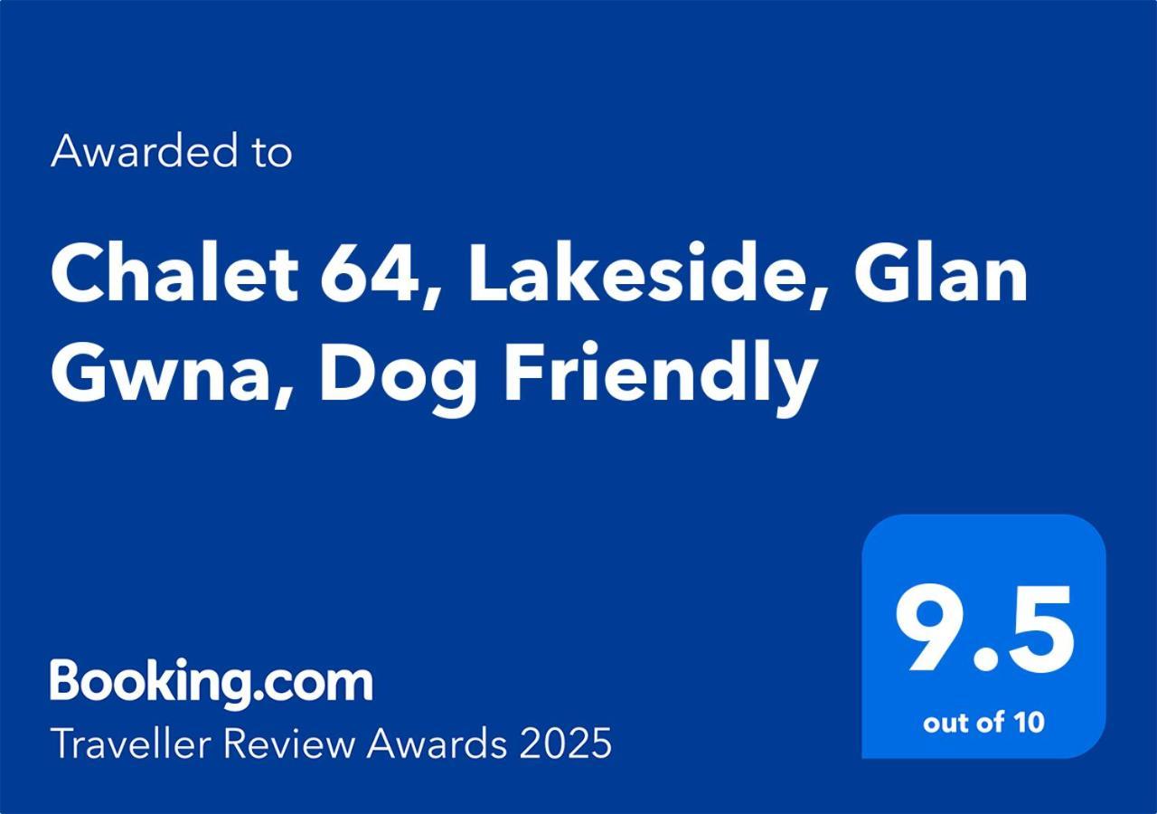 Chalet 64, Lakeside, Glan Gwna Holiday Park Caernarfon Buitenkant foto